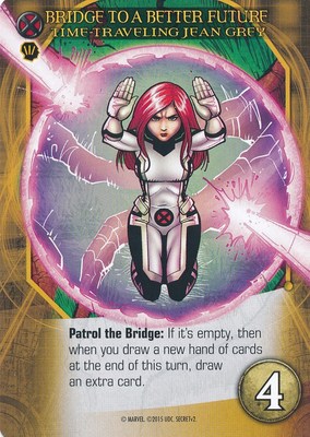TIME-TRAVELING JEAN GREY Upper Deck Marvel Legendary BRIDGE TO A BETTER FUTURE