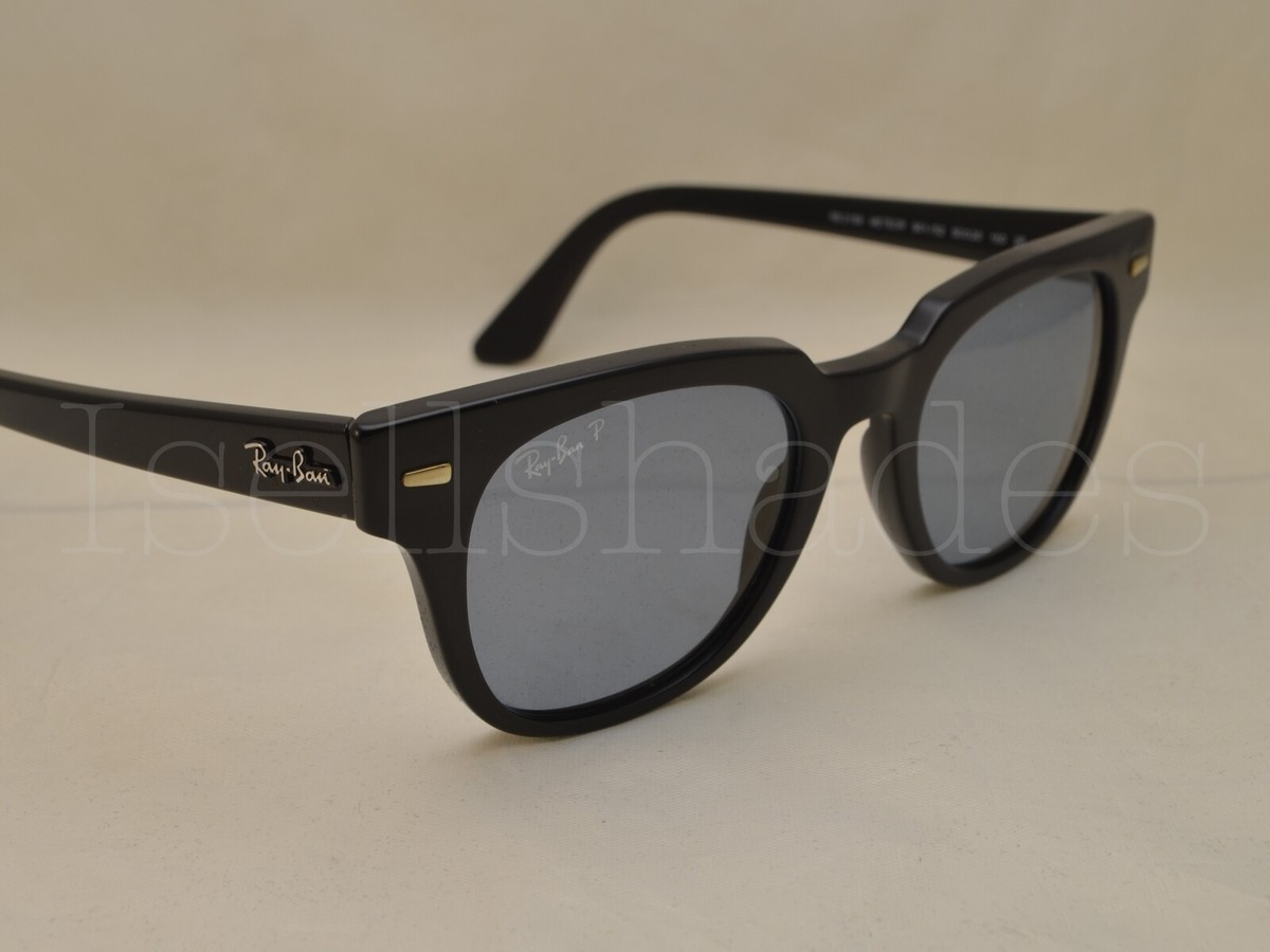 Ray Ban METEOR (RB2168-901/52 50) Black with Blue Polar