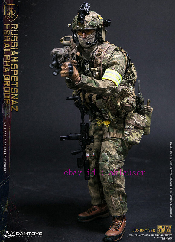Damtoys 1/6 Dam78047a Russian Spetsnaz Fsb Alpha Group Action