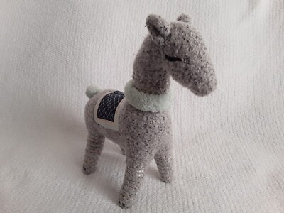 Llama Stuffed Toy Nate Berkus Baby Plush 12'' x 10'' with Saddle Blanket