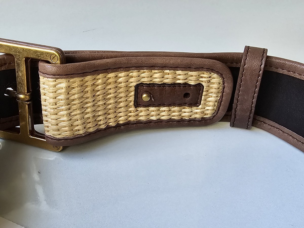 ISO YSL raffia belt size xs or small Saint Laurent Thin Cassandre Belt Review – FORD LA FEMME main image 3