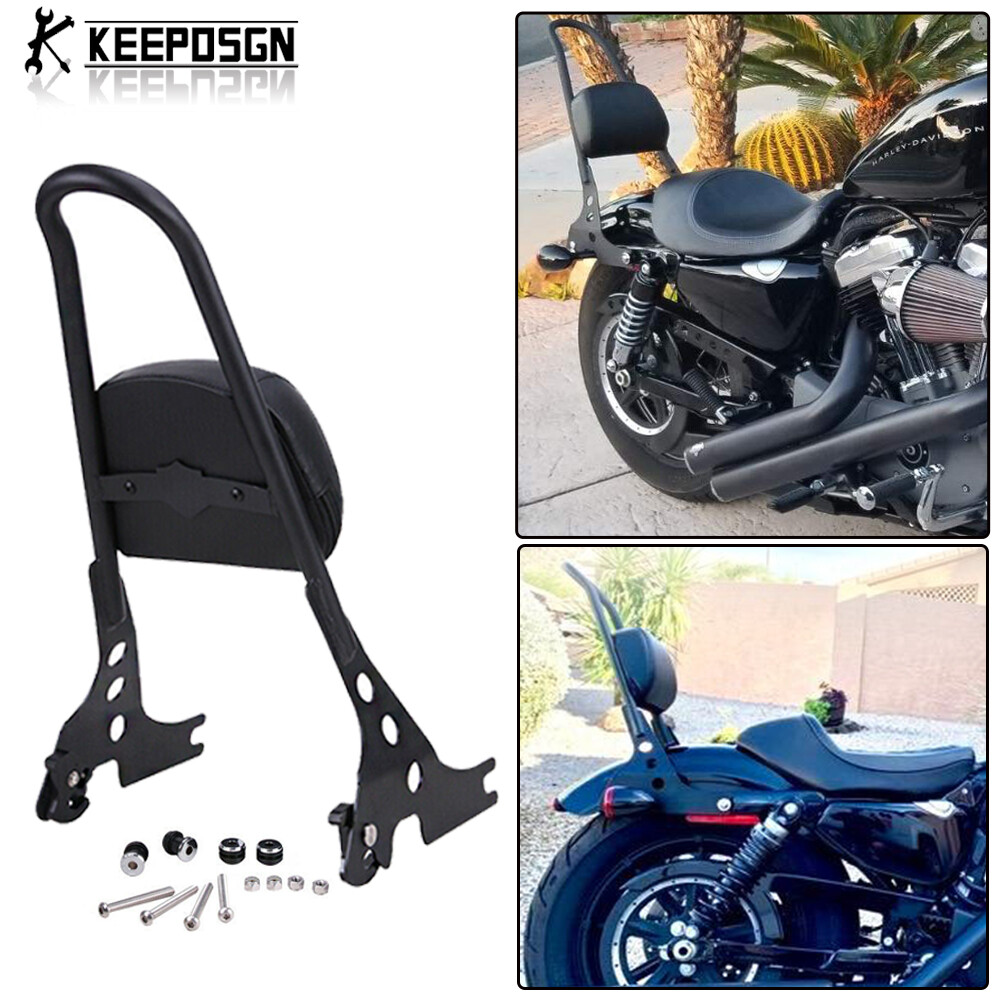 Detachable Passenger Sissy Bar Backrests For Harley Sportster 883Custom