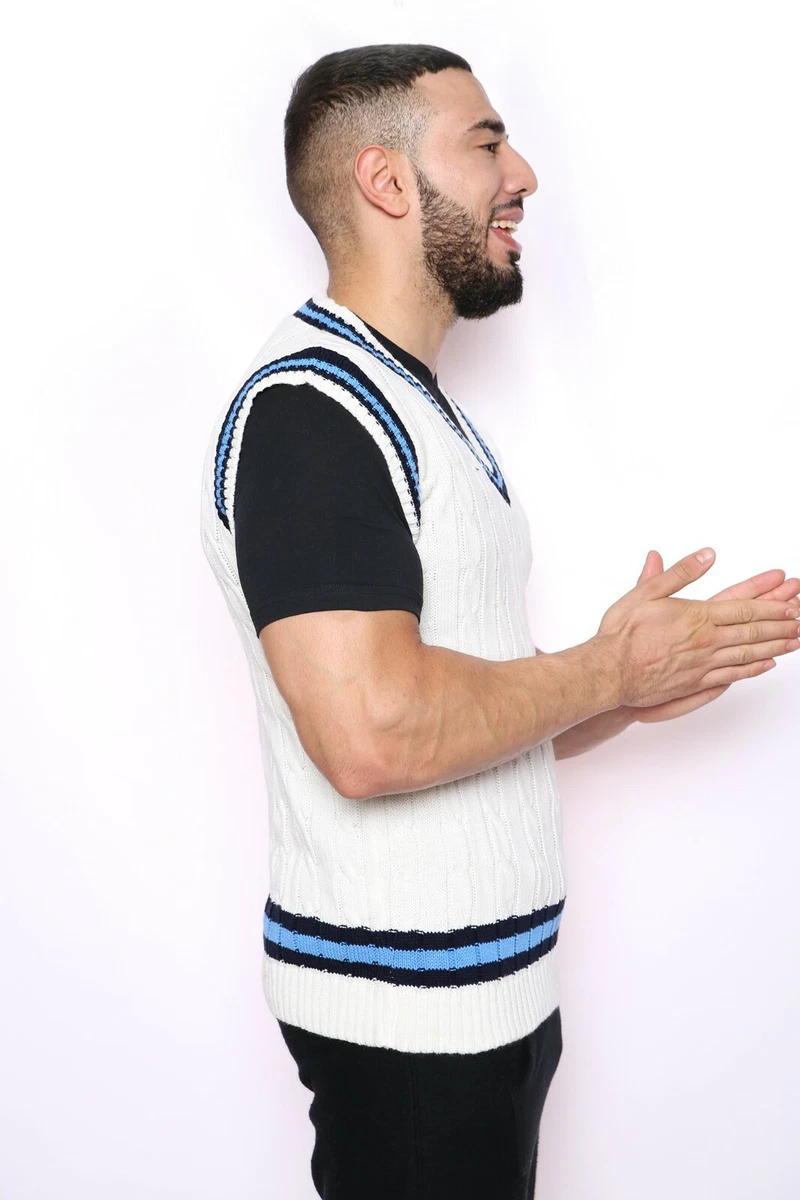 Mens sleeveless jumper deals