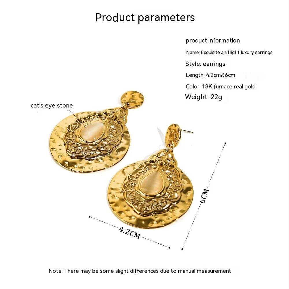 Titanium store metal earrings