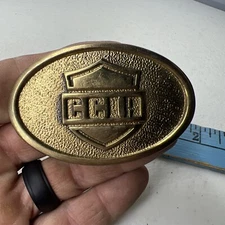 1978 CCIA Brass Belt Buckle Made In USA - Computers Telecom California Cannabis