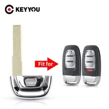 KEYYOU Replacement Key Emergency Key Blade Smart Key Ignition Key Blade For Audi