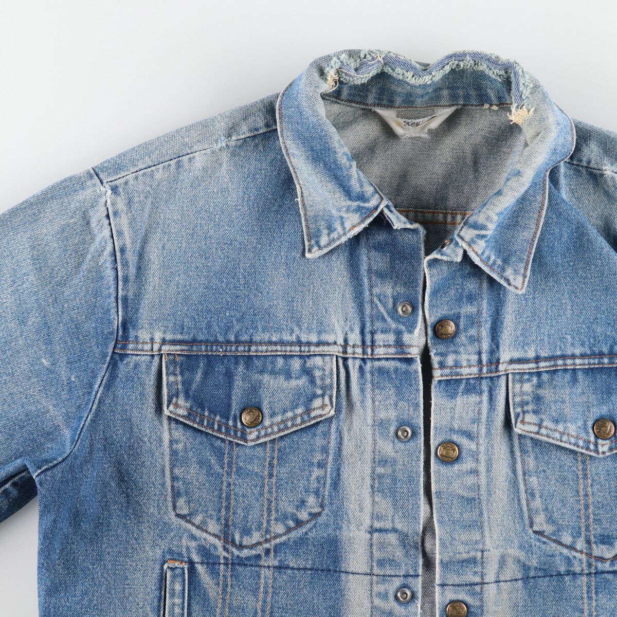 70'S Key IMPERIAL Denim Jacket, G-Jean, Men's Size L, Vintage / eaa490167 70'S Key IMPERIAL Denim Jacket, G-Jean, Men's Size L, Vintage / eaa490167
