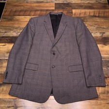 Jos A Bank Travelers Collection Blazer 46 Long Gray Wool Sport Coat