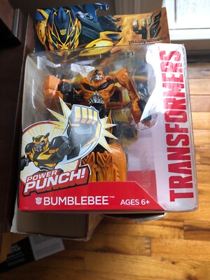 Power Attackers POWER PUNCH BUMBLEBEE Transformers Age of Extinction AOE Movie