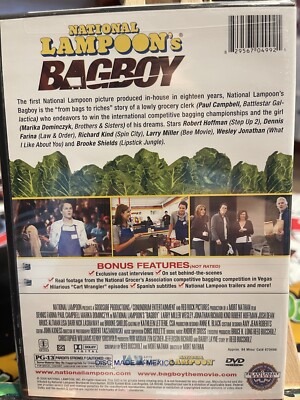 NEW SEALED NATIONAL LAMPOON'S BAGBOY DVD PAUL CAMPBELL MARIKA