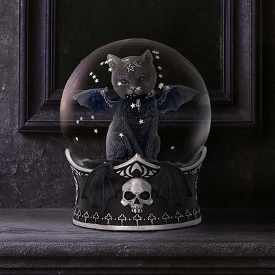 Cule Cuties Malpuss Schneekugel 13 cm Ornament. Tolle Ergänzung.