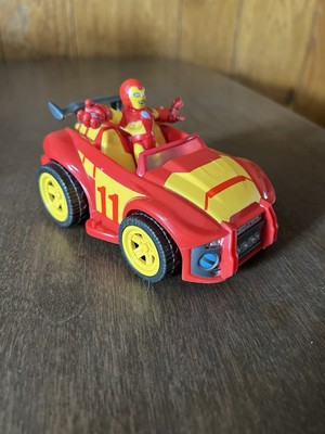 Marvel Super Hero Adventures Playskool Iron Man Race Car #11 Secret Compartment