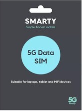 SMARTY UK WiFi Router Unlimited DATA ONLY Sim Card - CCTV TRACKER CAR GPS WATCH