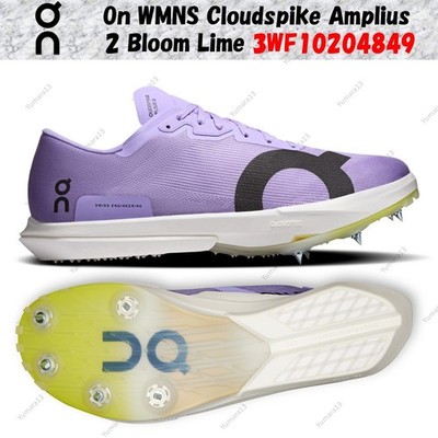 On WMNS Cloudspike Amplius 2 Bloom Lime 3WF10204849 Women's Size