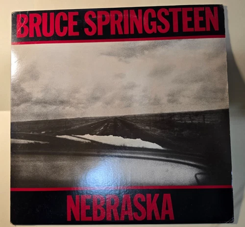 BRUCE SPRINGSTEEN - Nebraska (1982) Vinyl LP -  QC 38358 numbered Promo VG+