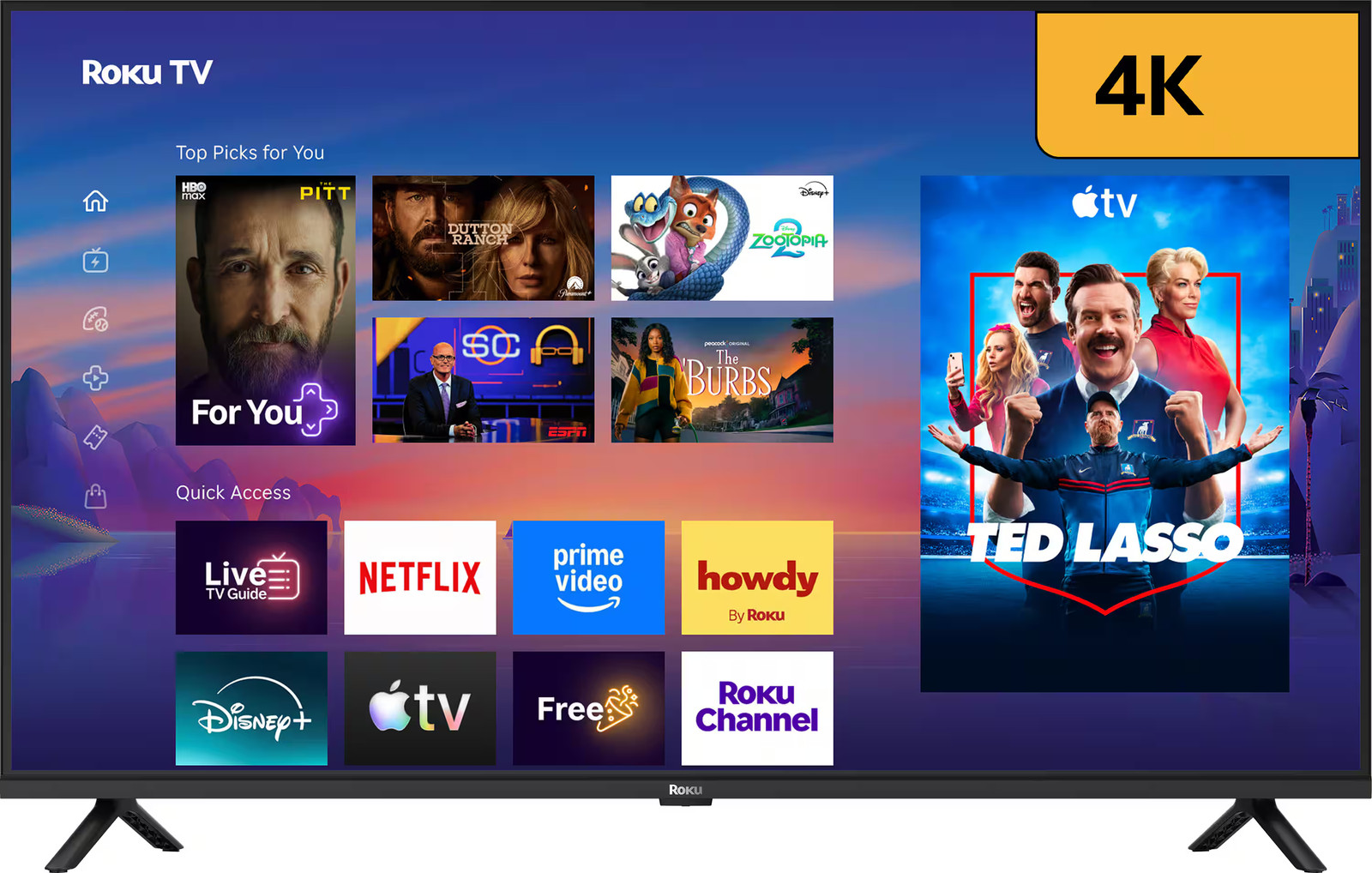 Roku - 43" Class Select Series 4K LED Smart RokuTV (2026)