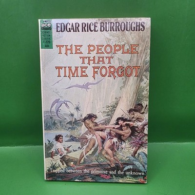 The People That Time Forgot - Edgar Rice Burroughs (Ace F-220, 1963) Krenkel Art