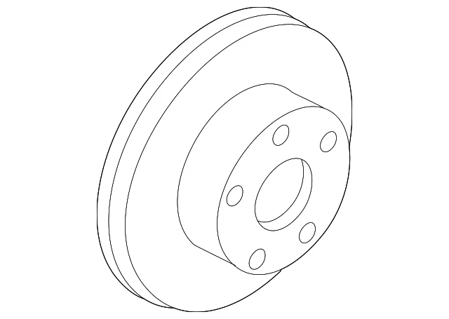 Genuine Nissan 2003-2005 Nissan 350Z - Rotor 40206-AM800 - Image 2 of 3