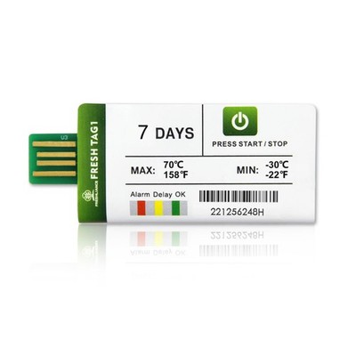 Temperature Data Logger USB 10 Pack Disposable Recorder Fresh Tag Freshliance