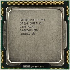 Intel Core i5-760 2.80-3.33GHz Quad-Core CPU Processor SLBRP LGA1156 Socket