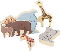 Buchstabenpuzzle Tiere,
