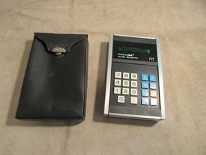 Vintage - Unisonic 888 Calculator - Blue Display  - Tested