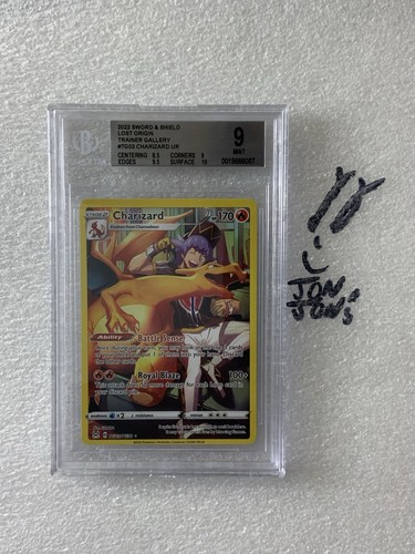 BGS 9 MINT Charizard TG03/TG30 Swsh11: Lost Origin Trainer Gallery Holo