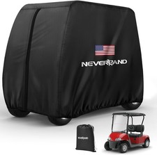 420D Waterproof Golf Cart Cover 4 Passenger Extended Roof All-Weather EZGO
