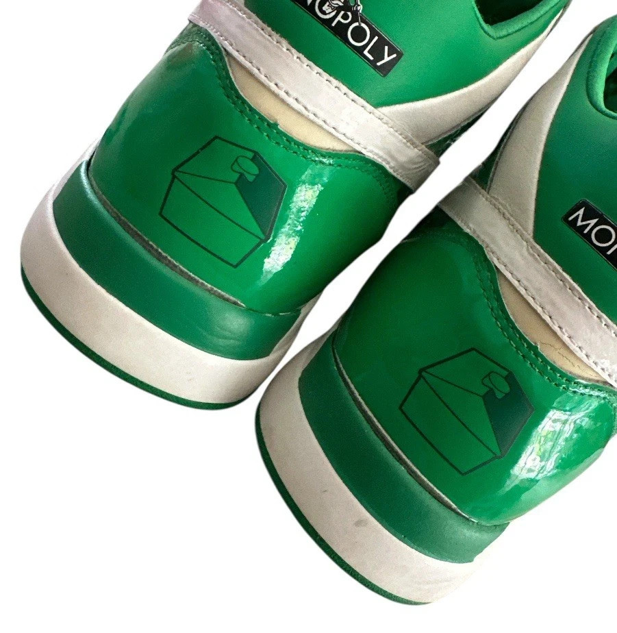 Reebok Reverse Jam Monopoly House Homes Hotels High Tops sz 12 Green White Reebok Reverse Jam Monopoly House Homes Hotels High Tops sz  main image 3