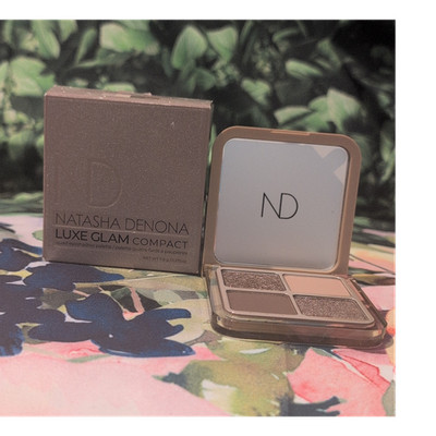 Natasha Denona Luxe Glam Compact Eyeshadow Palette Shimmer Matte Pressed Powder