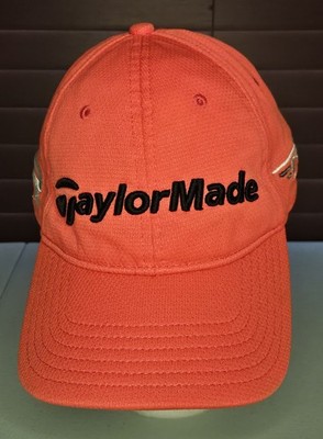TaylorMade Golf Hat R1 RBZ Lethal Golf Cap One Size Fits All Adjustable Orange