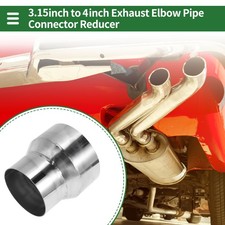 3.15 to 4" OD Mandrel Exhaust Bend Elbow Concentric Reducer Pipe Adapter