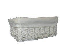 Wicker Storage Basket With Lining Season Greetings Gift Hamper In Sml,Med or Lrg