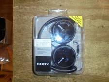 Sony ZX Series Wired On-Ear Stereo Headphones Black MDR-ZX110  Brand New 2014