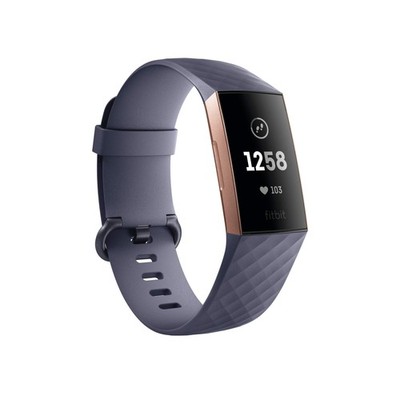 Fitbit Charge 3 Fitness Activity Tracker - Rose Gold/Blue Gray