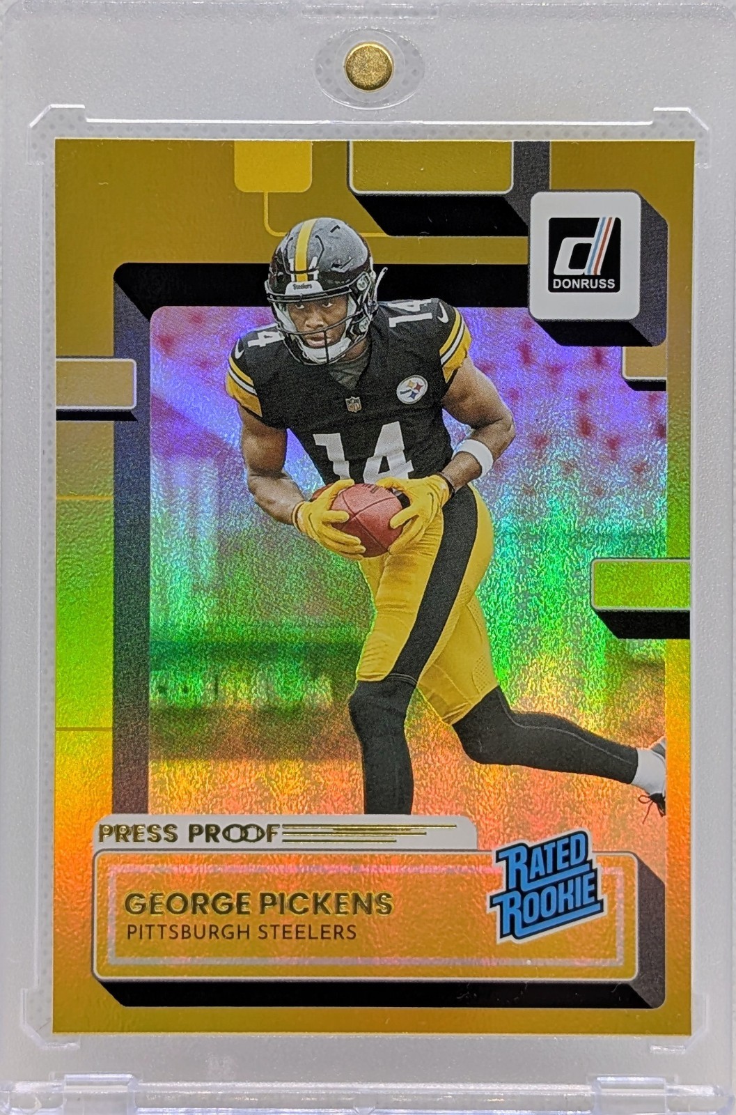 2022 Panini Donruss - Rated Rookie George Pickens #323 Press Proof Premium (RC)