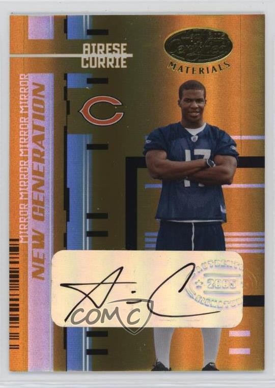 2005 Leaf Certified Materials 3/15 Airese Currie #179 Rookie Auto RC rp9