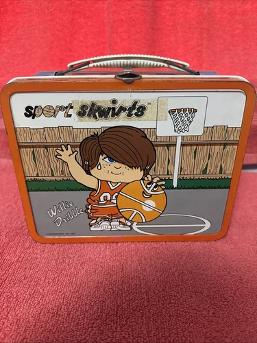 Sport Skwirts 1972 metal lunchbox - Willie Dribble & Sally Serve