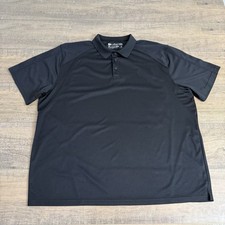 Ariat Tek Mens Performance Polo Shirt Size 2XL Black Heat Series Poly B20