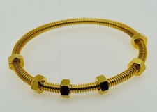 CARTIER 18K Gold Ecrou BRACELET SCREW NUT BAN...