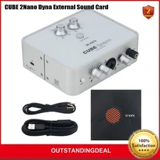 CUBE 2Nano Dyna External Sound Card Live Sound Card PC Cellphone Live Streaming 