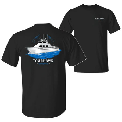 #ad #ad Tomahawk Sport Boats T Shirt Offshore Fishing Boat Graphic Tee $26.81