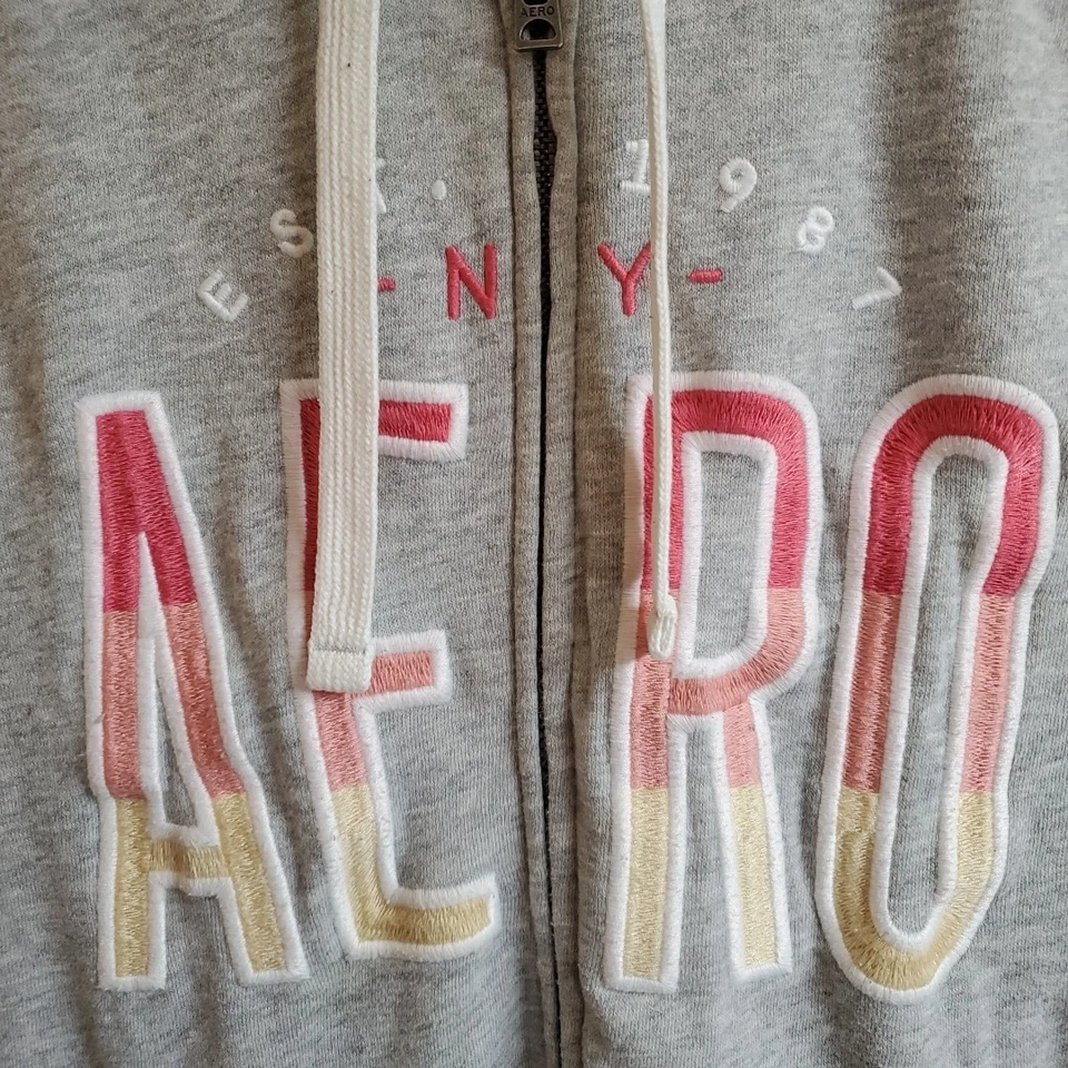 Conjunto de chándal para mujer Aéropostale talla XL bordado logotipo sudadera y pantalones salón Foto 4 de 4