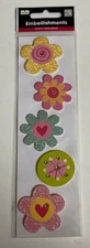 Me and My Big Ideas Heart Flowers Sticker Embellishments
