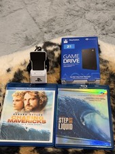 Seagate External Game Drive For PlayStation 2TB USB-A HDD, Charger, & Movies