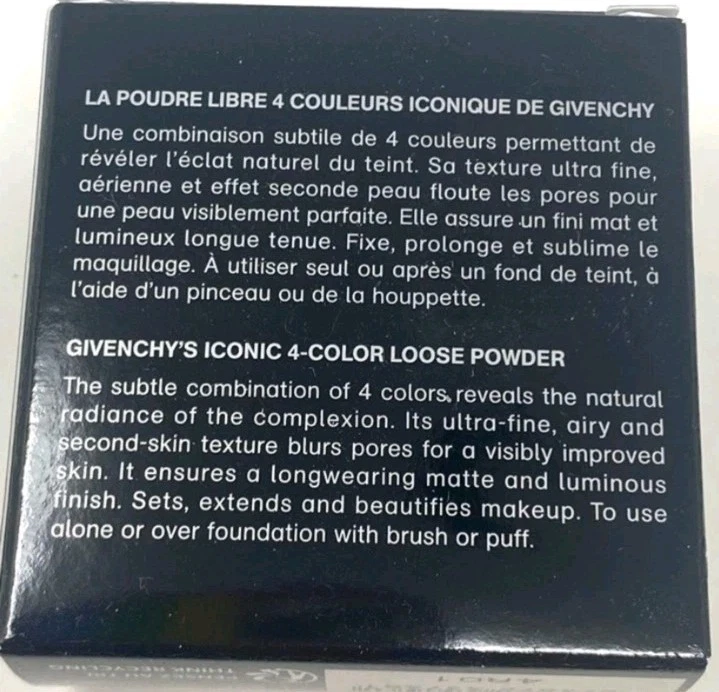 Nib Givenchy Prism libre 4 - Color Loose Powder Sampler- 03 Voile Rose - Image 4 of 4