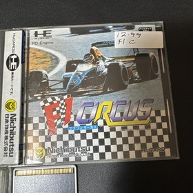 F1 Circus PC Engine HuCard Japan import US Seller