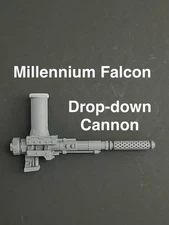Star Wars Legacy Millennium Falcon drop-down cannon (3.75” Vintage Collection)
