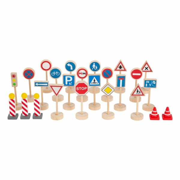 Legler small foot Verkehrsschilder-Set, Spielzeug, Ab 3 Jahre, 11736-image