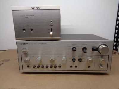 SONY TAE-5450 PREAMPLIFIER AND 3140F STEREO AMPLIFIER NEEDS WORK
